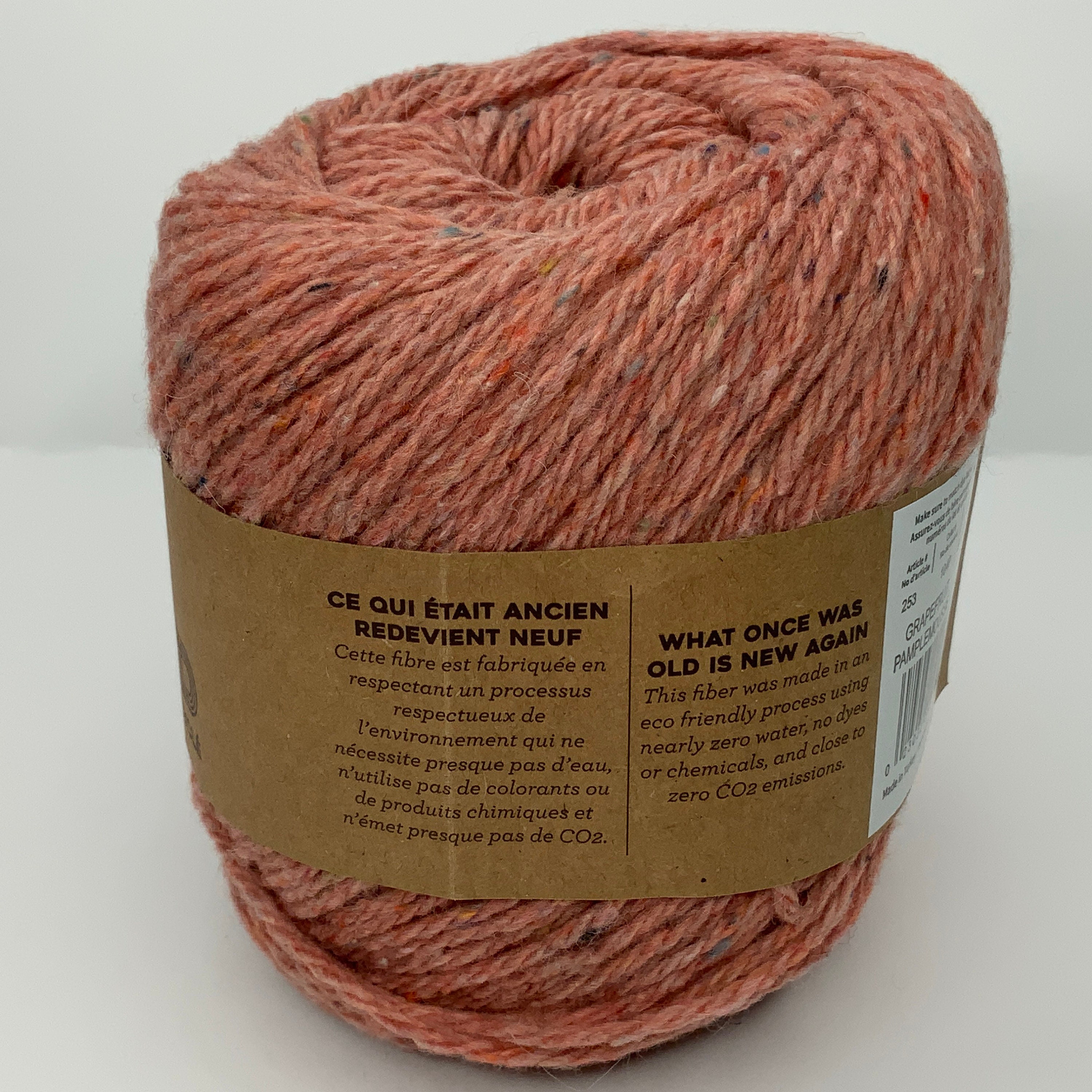 Grapefruit Re-tweed Yarn - Etsy