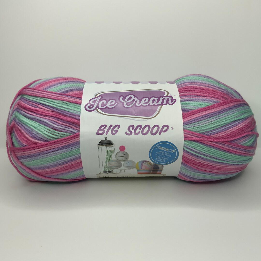 Unicorn Ice Cream Big Scoop Yarn Etsy