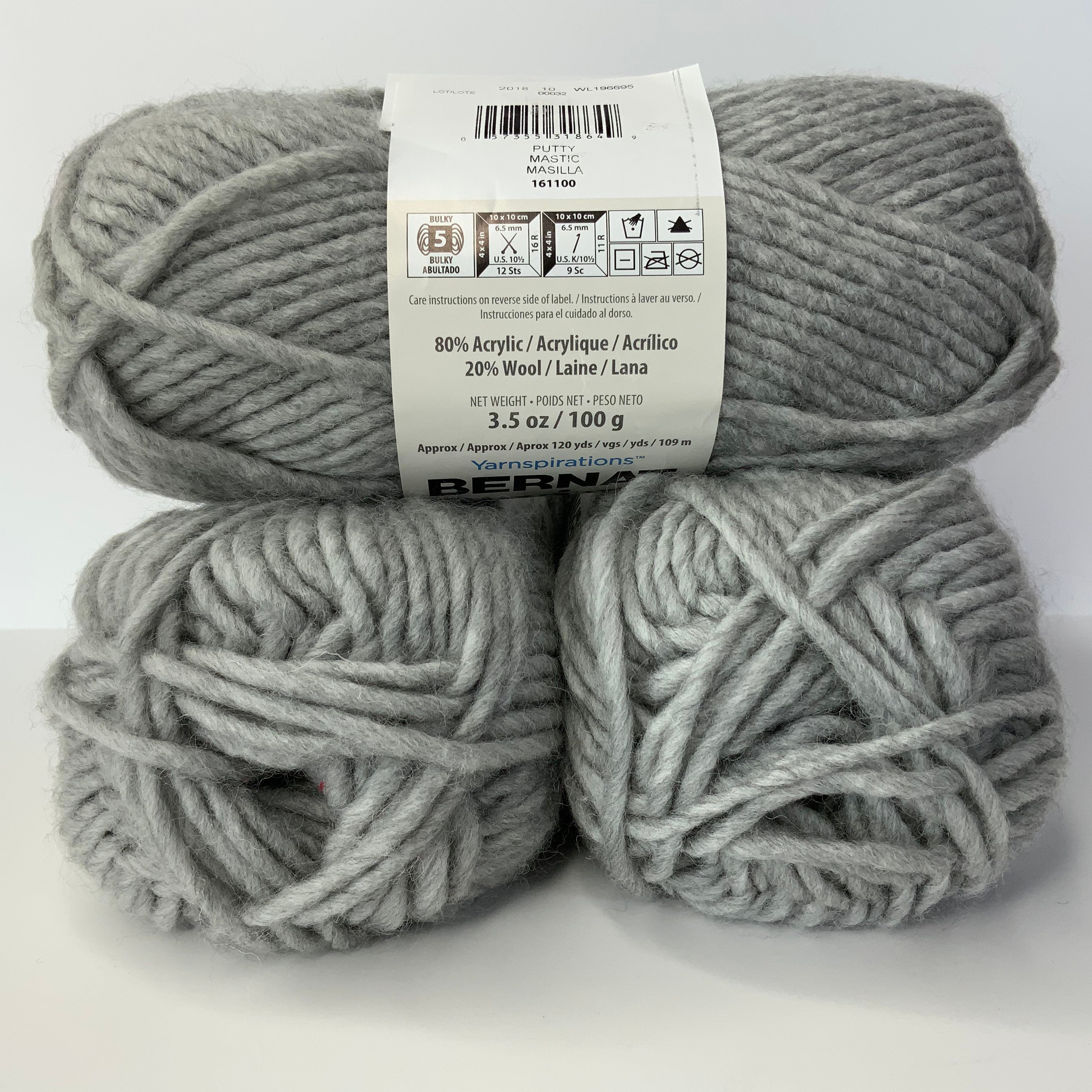 Putty bernat roving yarn Etsy