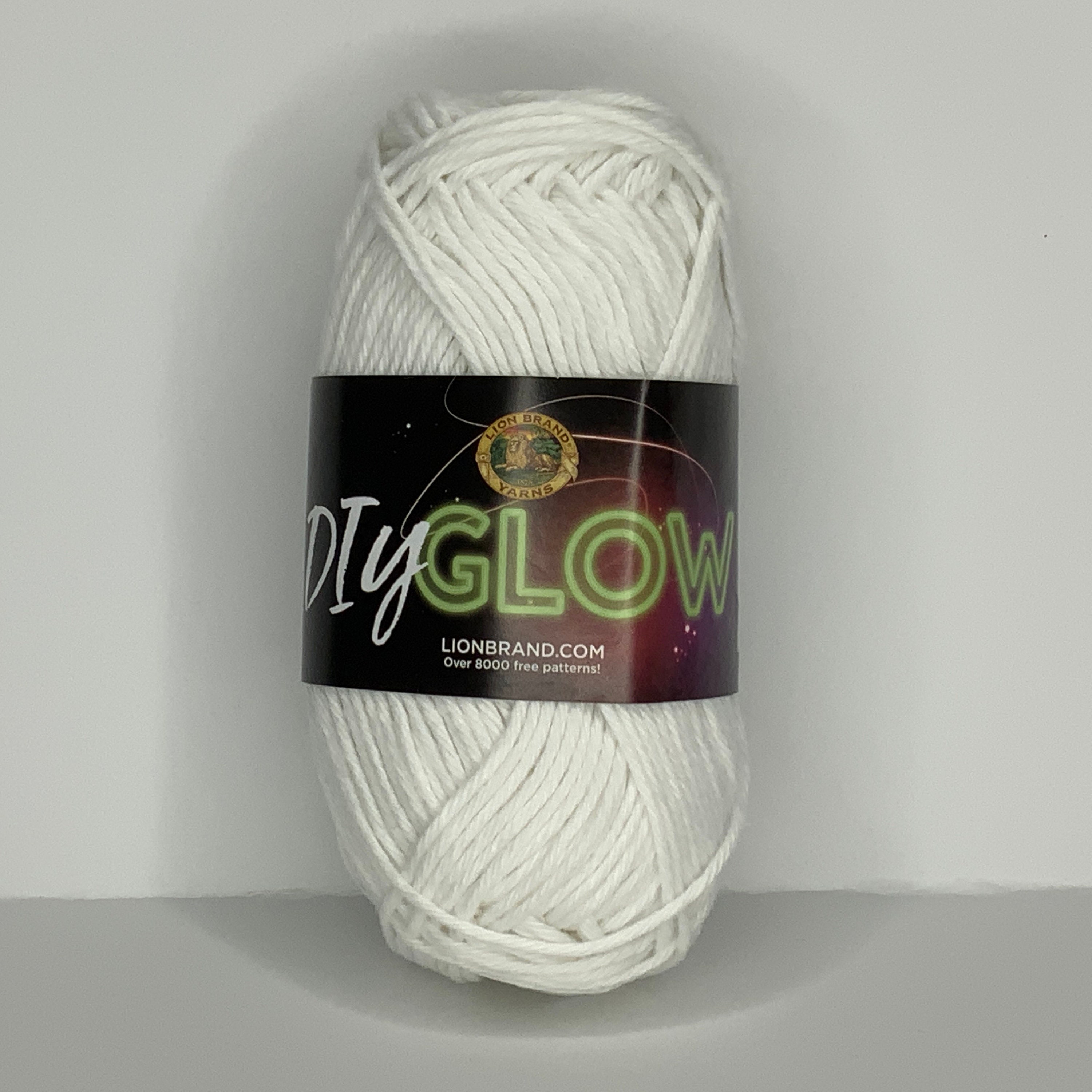 Glow in The Dark Yarn | Glow White Yarn Pack of 4 Mini Skeins 55m, 220m  Total, Neon Yarn That is Glow in The Dark Yarn for Crochet Yarn