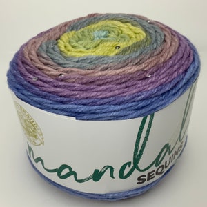 ametrine mandala sequins yarn