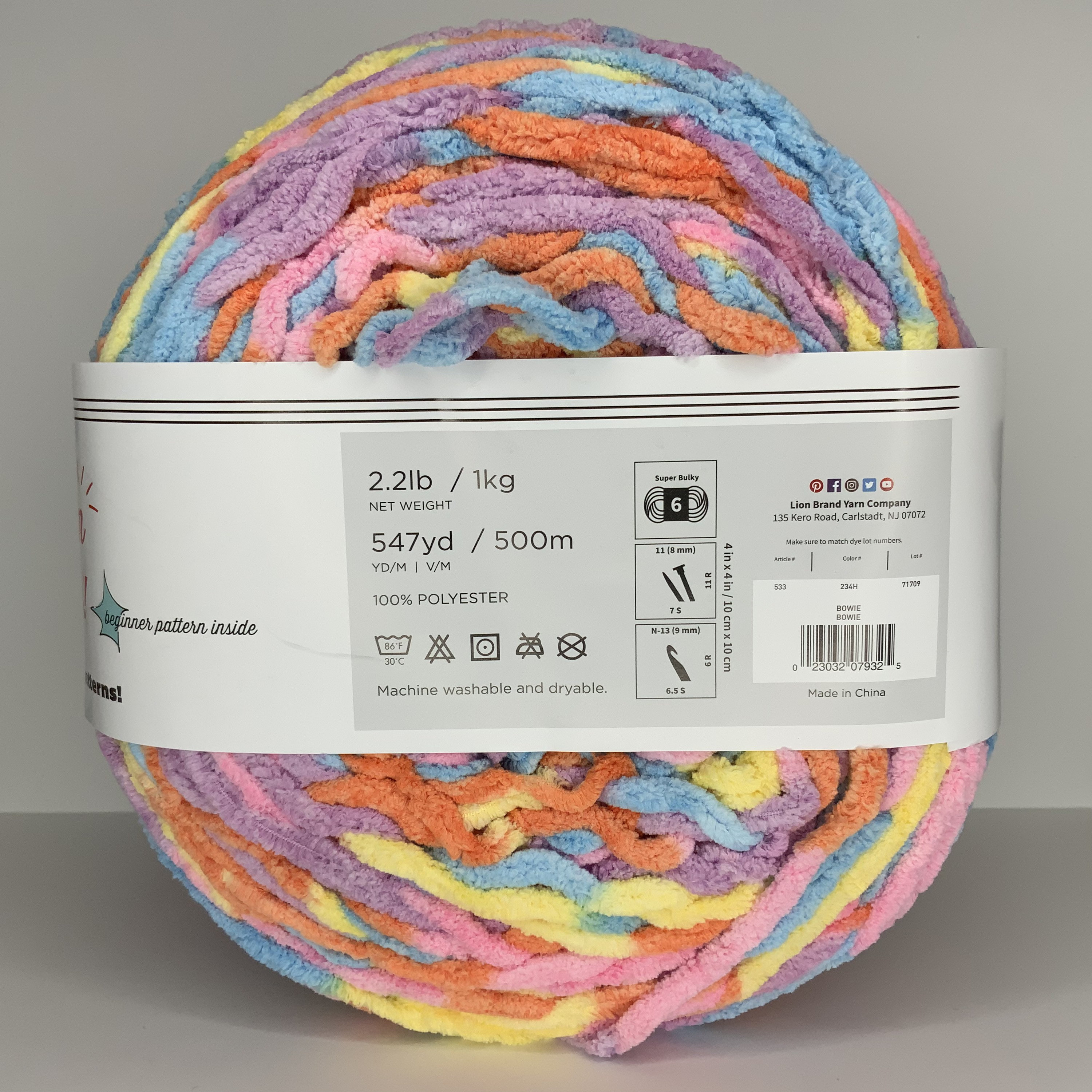 Lion Brand Cover Story Yarn- Clearance