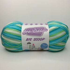 green tea ice cream big scoop yarn