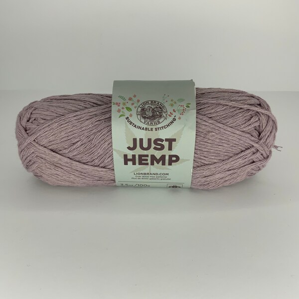 lilac just hemp yarn