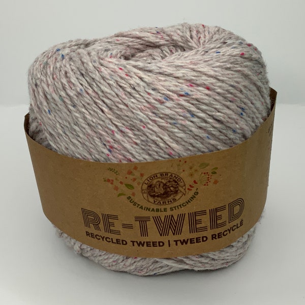 sleet re-tweed yarn