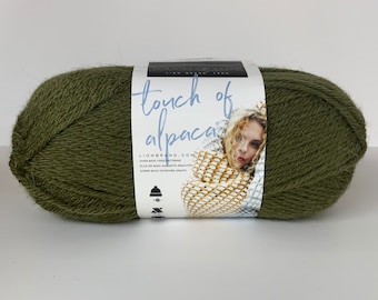 olive touch of alpaca yarn