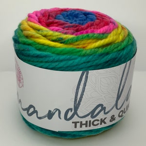 swirl mandala thick and quick yarn