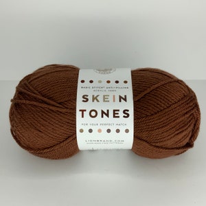 mahogany skein tones yarn