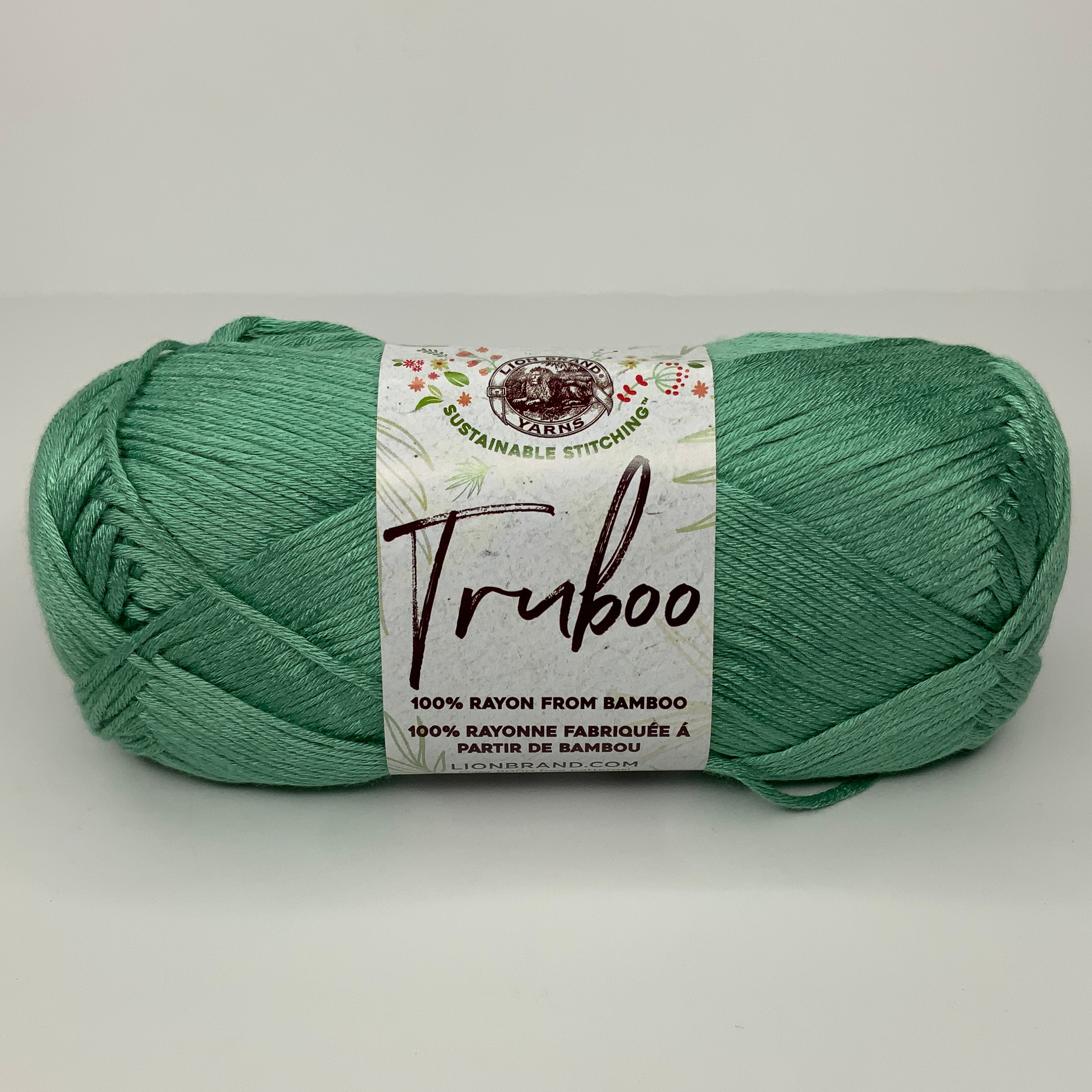 Lion Brand Feels Like Butta Yarn Mint Green 590 yds Big 9.7 oz