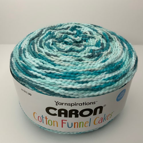 Caron Cotton Funnel Cakes Cotton Yarn Yarn for Home Decor Etsy