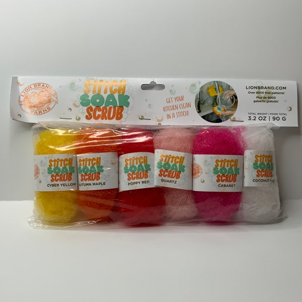 warm stitch soak scrub yarn minis