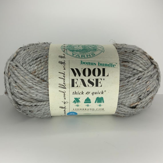Grey Marble Wool-ease Thick and Quick Bonus Bundle Yarn -  Canada