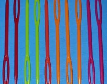 Large Plastic Needles - 9cm, Large Eye Yarn Needles - 7CM Plastic