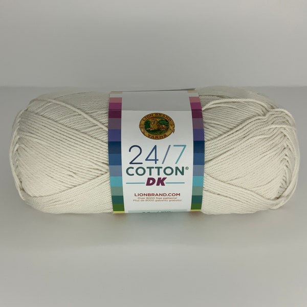 cream 24/7 cotton dk yarn
