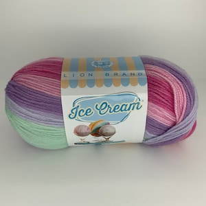 ube ice cream yarn