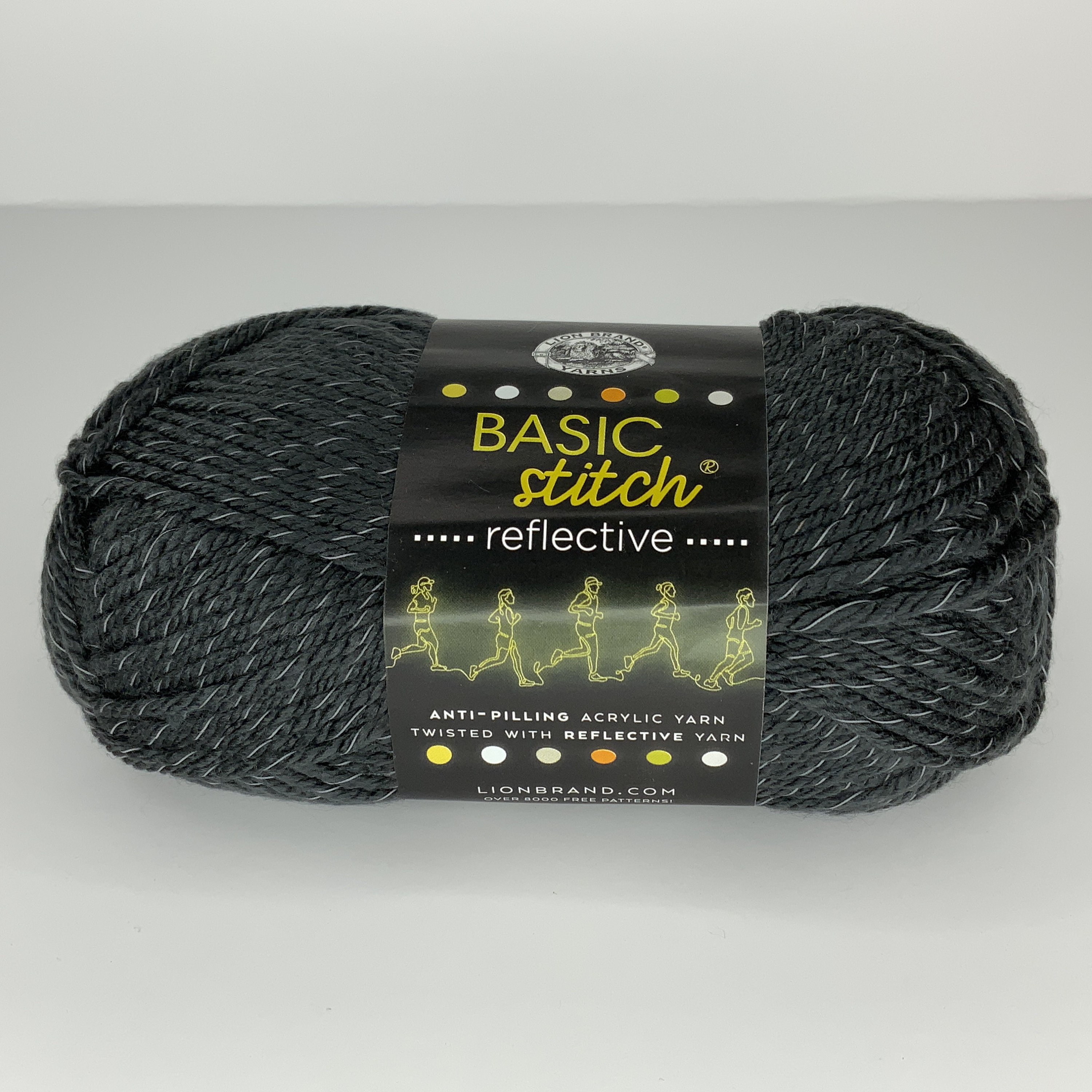 NIGHTFALL Black White Basic Stitch Anti-pilling Yarn Wt 4 Worsted Acrylic  Machine Wash Dry Knit Crochet Fiber Art DIY Project Supply 6705 