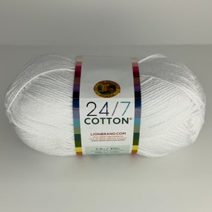 white 24/7 cotton yarn