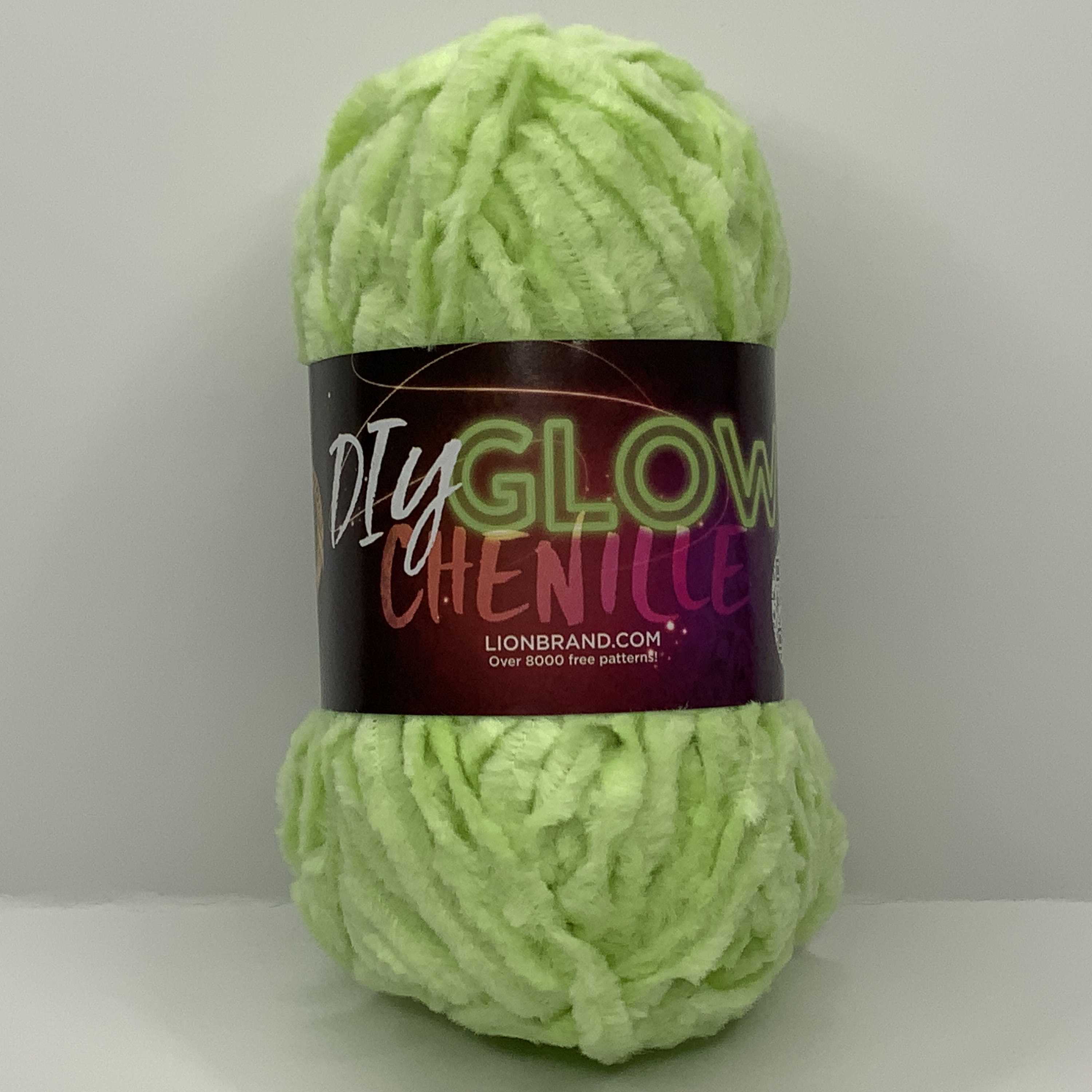 5 Rolls Glow in The Dark Yarn for Crochet, 55 Yards Fluorescent yellow