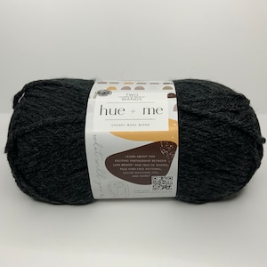 Lion Brand Two of Wands Hue + Me Yarn Bulky 5, Fatigues, Chunky Wool Blend  4.4oz