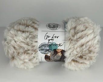 Pearl Gray Go for Fleece Sherpa Yarn 