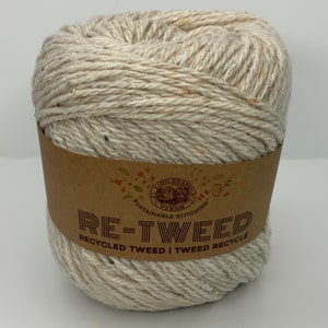 hay re-tweed yarn