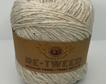 fio de re-tweed de feno