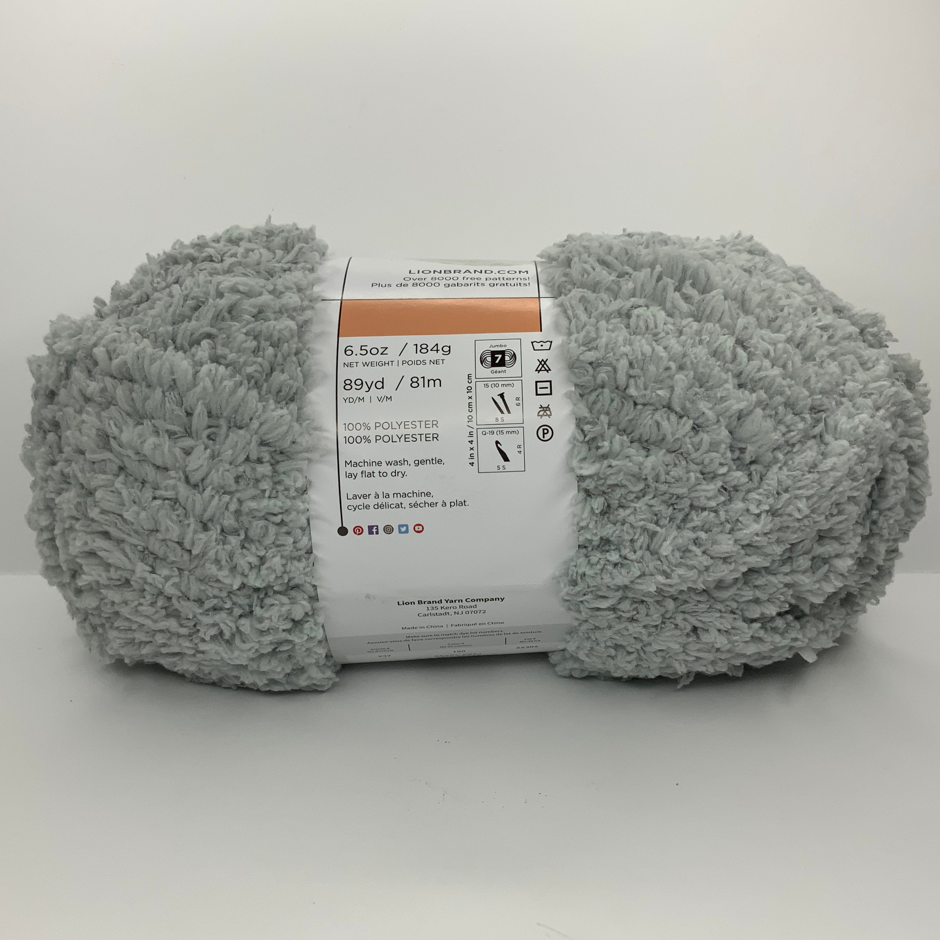 Pearl Gray Go for Fleece Sherpa Yarn - Etsy