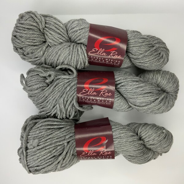 greyhound heather chunky merino superwash yarn