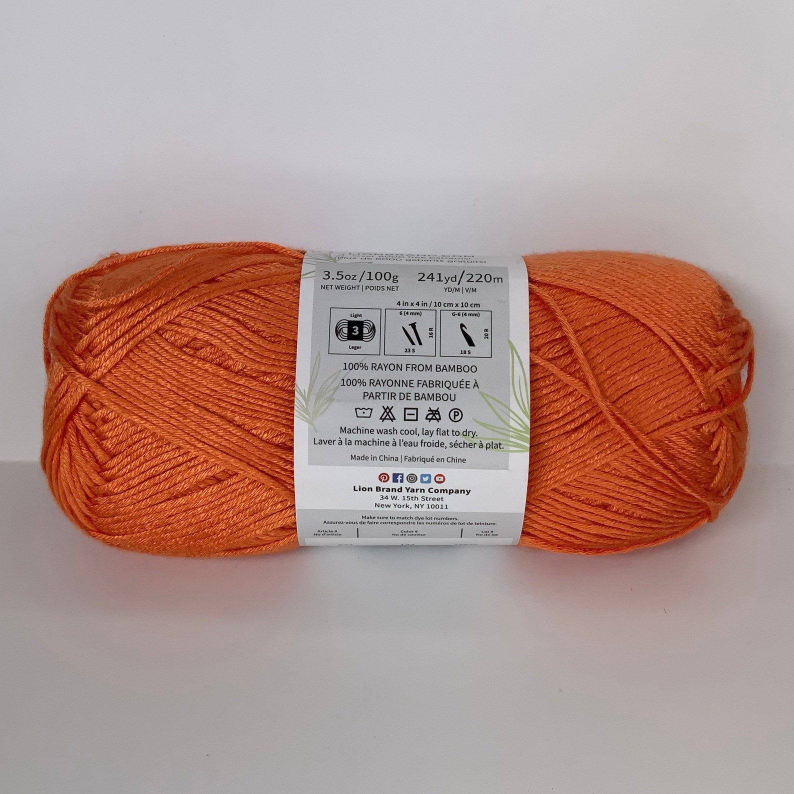 Tangerine truboo yarn Etsy