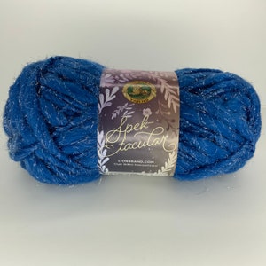 electric blue spektacular yarn
