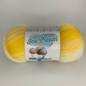 lemon meringue ice cream yarn