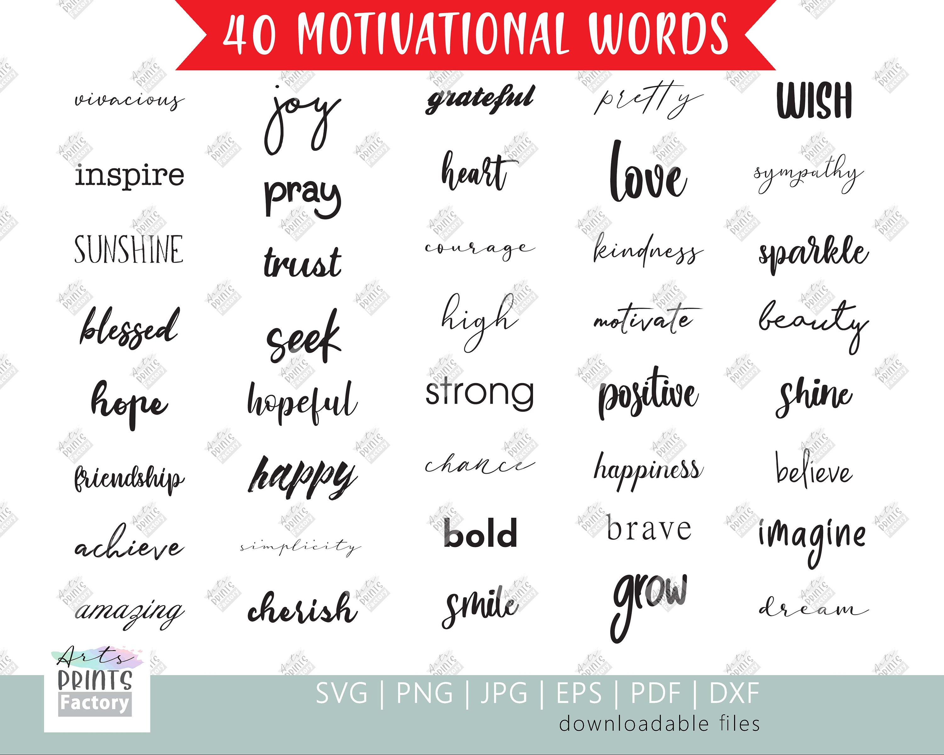 List Of Inspiring Words