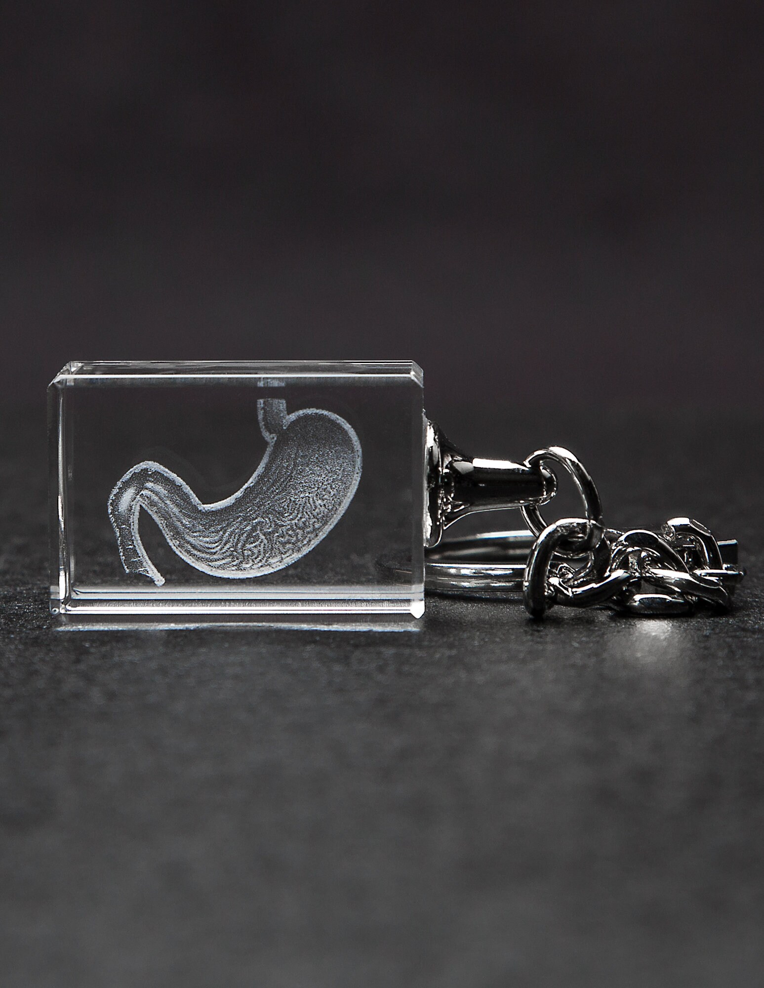 Digestive Key Ring Stomach Crystal Key Chain - Etsy