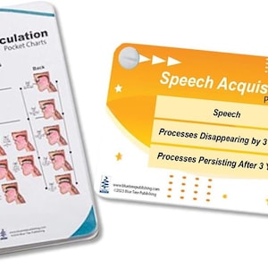 Speech Acquisition and Articulation Pocket Chart: Essential Tool for SLPs Compact & Comprehensive Speech Education