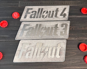 Fallout Logo Sign, Fallout Wall Sign, Fallout Wall Art, Fallout Wall Decor