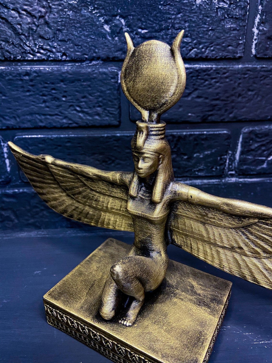 Isis déesse égyptienne Statue égyptienne Isis Sculpture Etsy