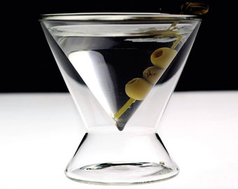 Stemless Martini Glasses