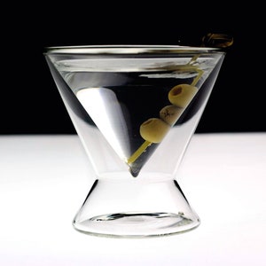 Stemless Martini Glasses