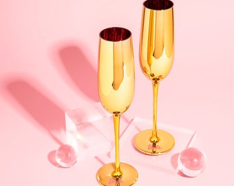 Barbie™ x Dragon Glassware® Dreamhouse™ Champagne Flutes