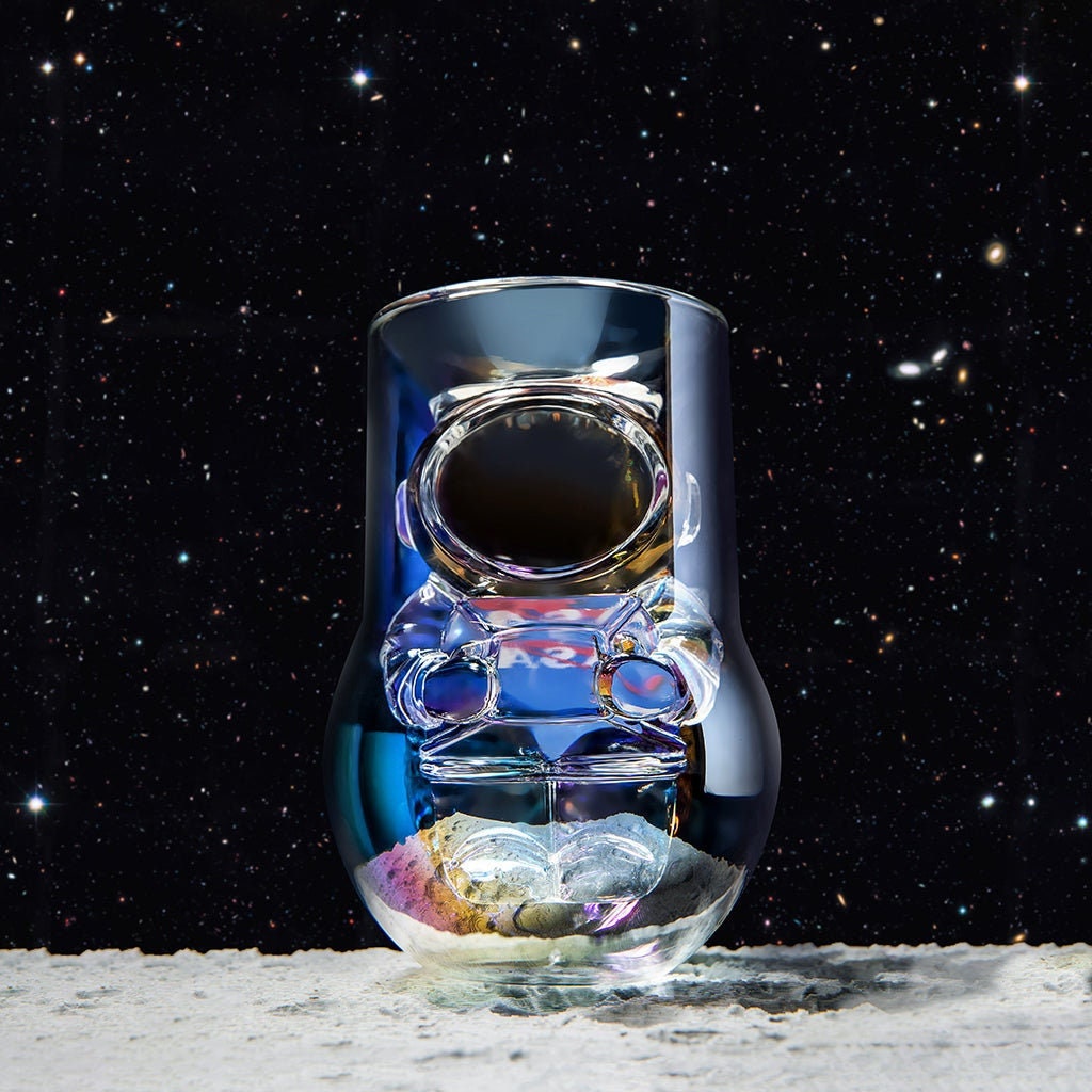 NASA 8 Oz Cocktail Glasses Set Lid 8
