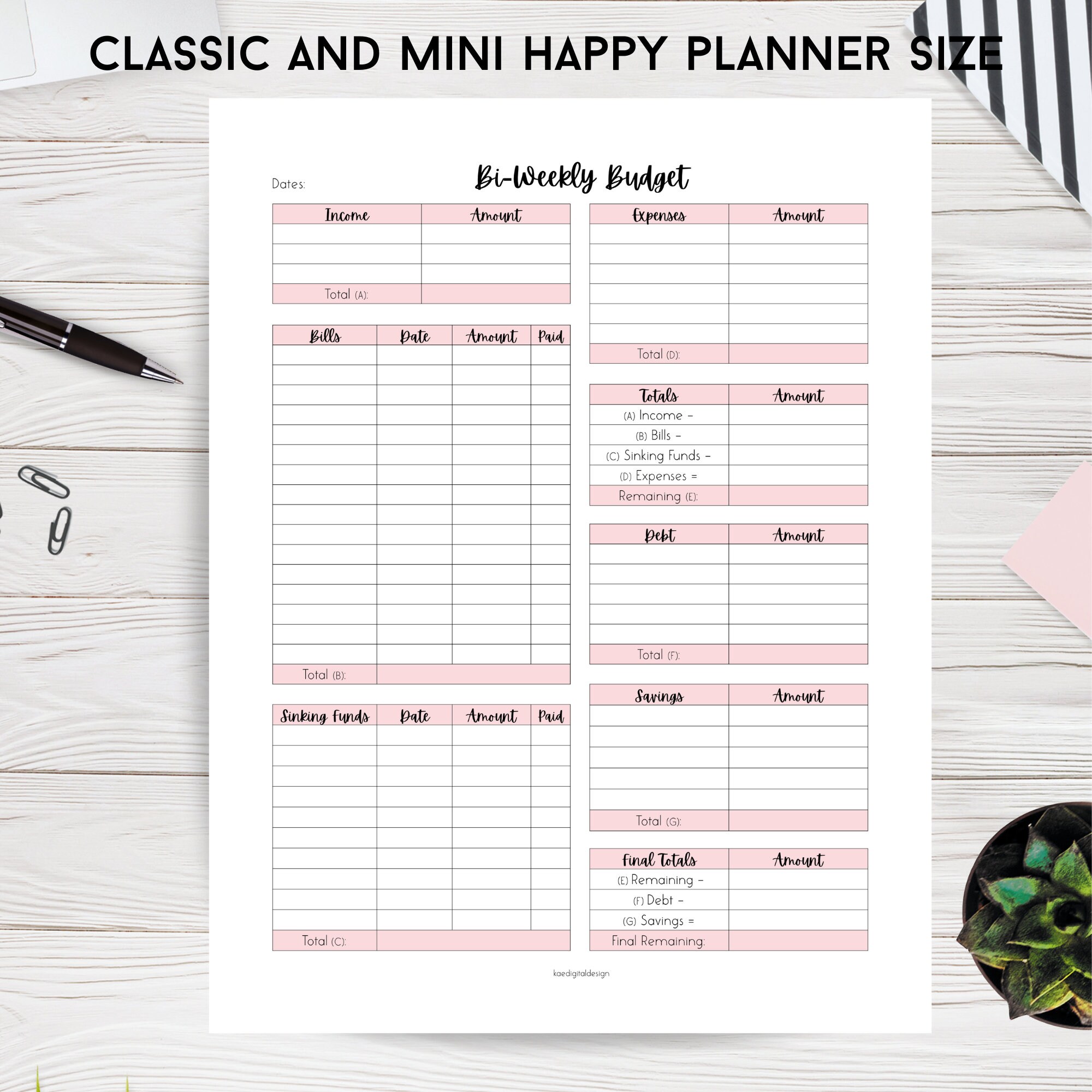 happy planner budget planner happy planner budget planner