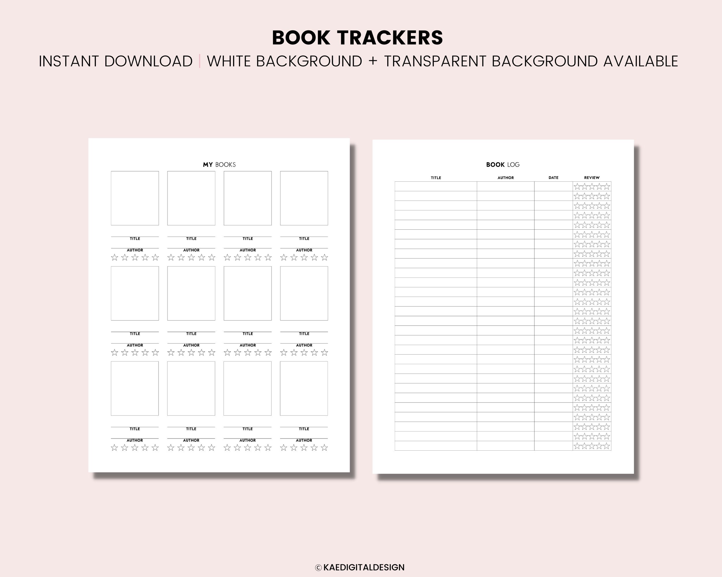 Book Tracker Digital Planner Template Reading Tracker Etsy Book Tracker Digital Planner Template Reading Tracker Etsy