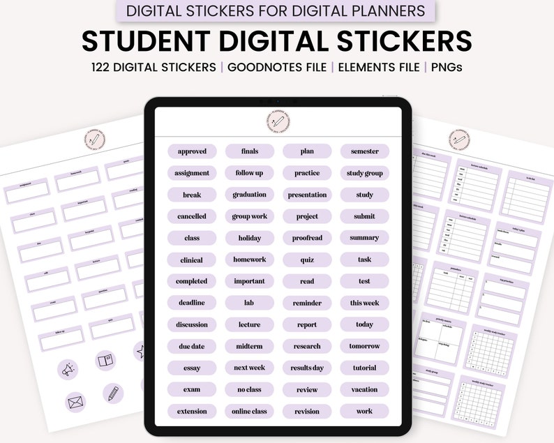 Discusion Sticker Digital Student Stickers, Digital Academic Stickers, College Digital ...