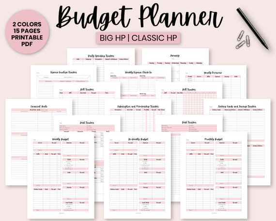 Classic Happy Planner Budget Planner Classic Happy Planner - Etsy