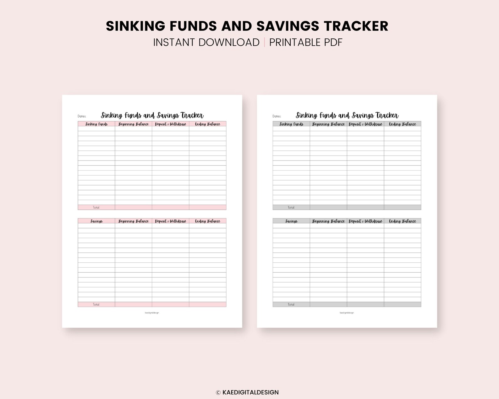 Classic Happy Planner Budget Planner Classic Happy Planner - Etsy