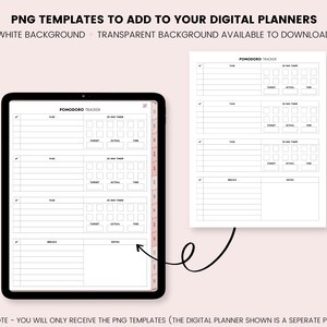 Student Digital Planner Templates Student Planner Inserts - Etsy
