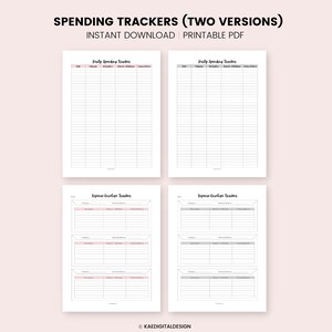 Classic Happy Planner Budget Planner, Classic Happy Planner Printable ...