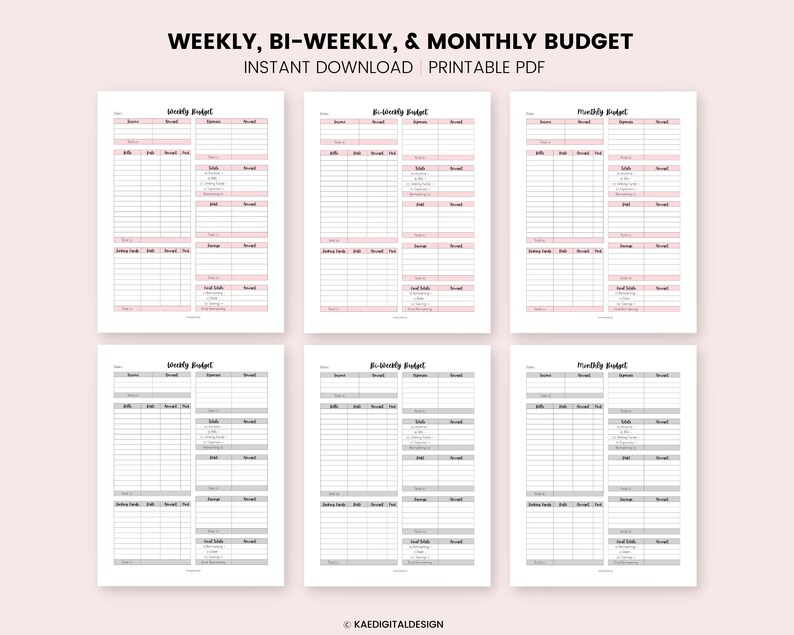 Classic Happy Planner Budget Planner Classic Happy Planner - Etsy Canada