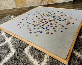 Up to 2000 piece spinning puzzle or game board