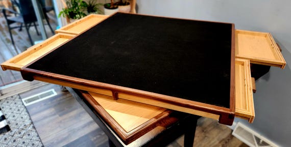 4 Drawer Puzzle Board with Lazy Susan, Base